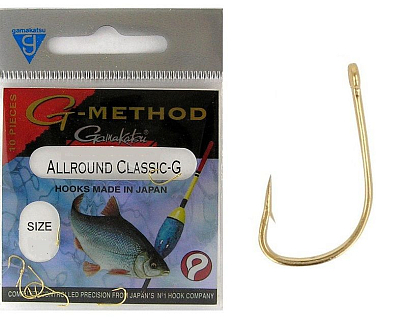 Крючки Gamakatsu Method Allround Classic G №12 (10 шт)
