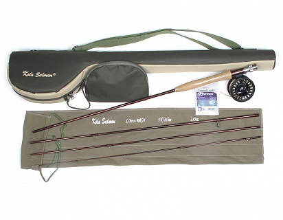 KOLA SALMON Готовый нахлыстовый набор SM2 (4 класс 8'6'', катушка Jora, шнур PresTaper)	