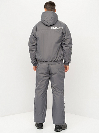 Костюм демисезонный "Таймень" до-15°C, цв.серый, тк.Breathable р.56-58/182-188
