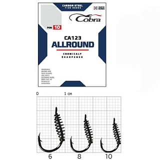 Крючки Cobra ALLROUND PASTEHOLDER сер. CA123 разм.008 10шт.